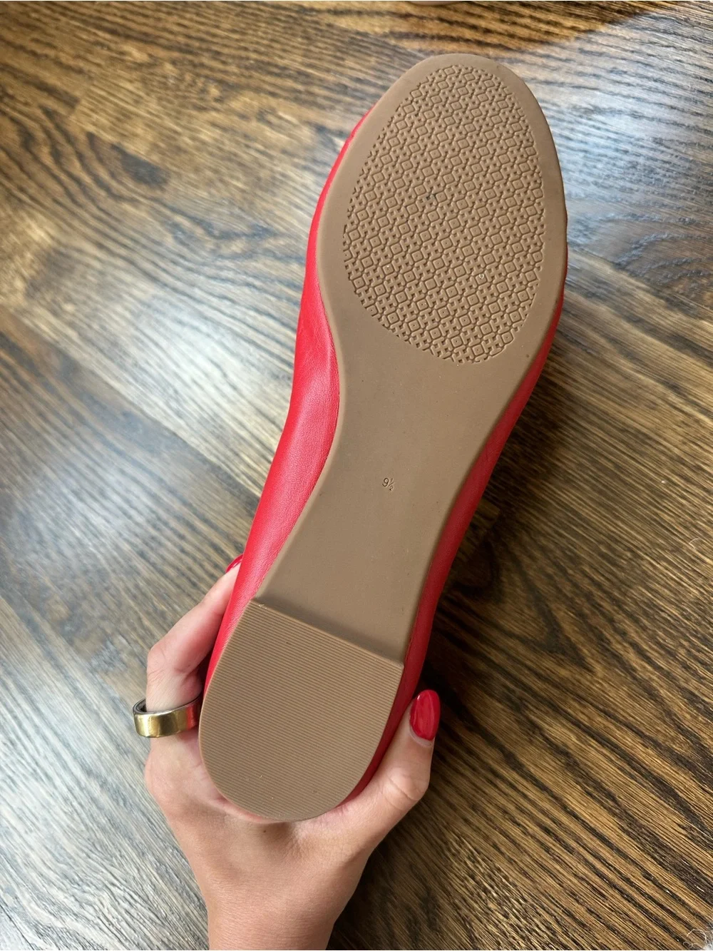 Red Tori Burch Ballet Flat size 9.5